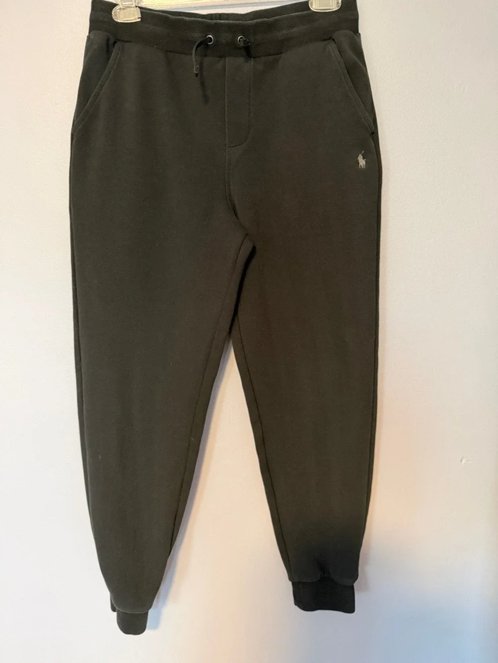 Polo Ralph Lauren Double Knit Jogger Pants black Youth Large 14–16 Athletic